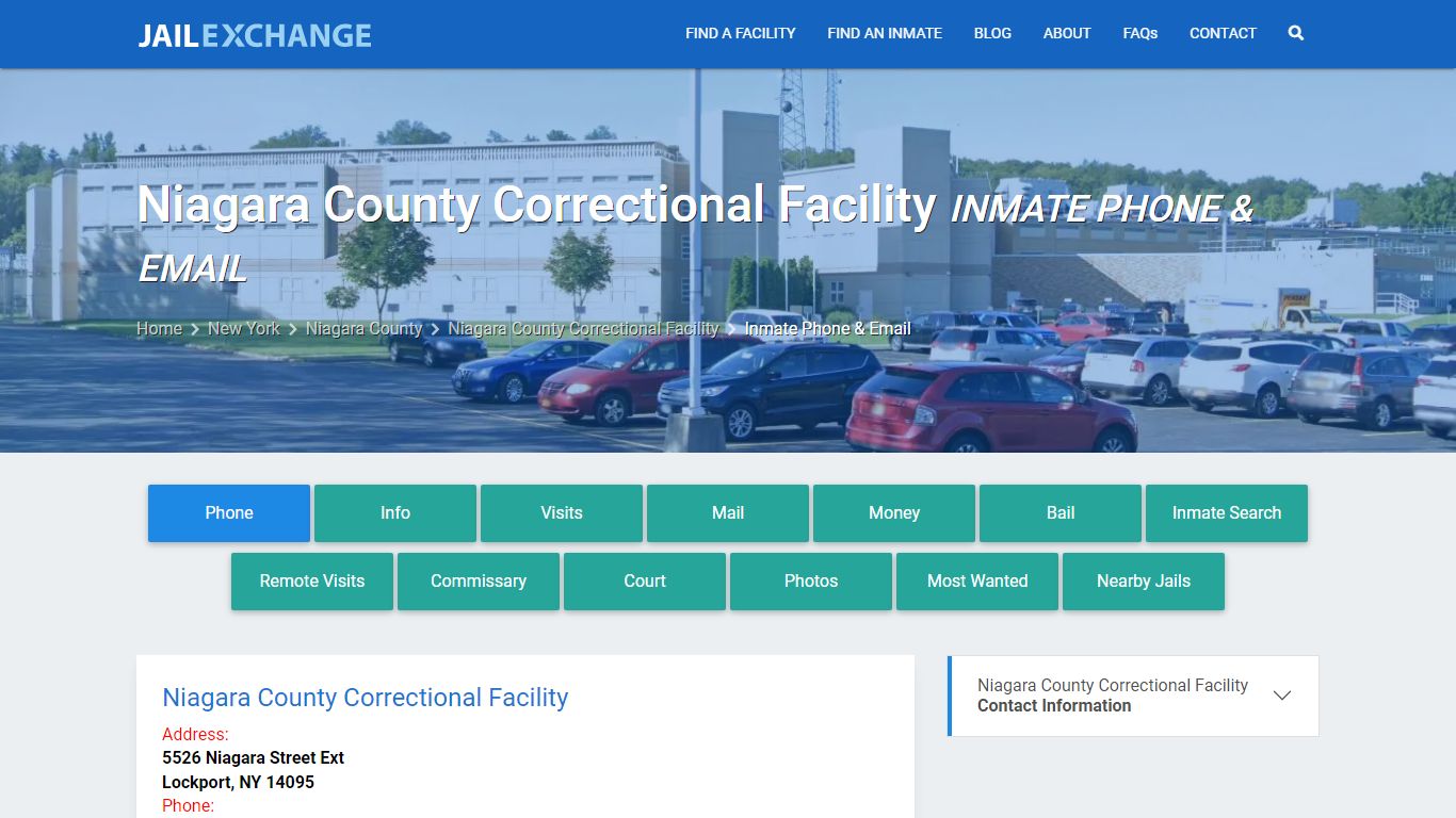 Inmate Phone - Niagara County Correctional Facility, NY - Jail Exchange